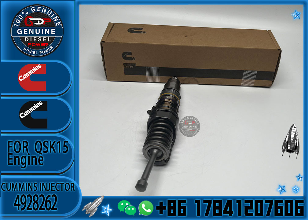 Genset Injector Diesel Engine X15 ISX15 QSX15 Fuel Injector 4928260 4928262 for cummins