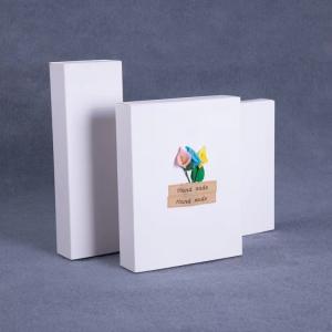 China 350gsm Recycled Paper Gift Box Silk Screen Sliding Drawer Box wholesale