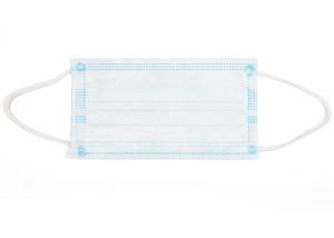 China CE Approved Disposable Medical Masks , 3Ply Non Woven Face Mask Blue wholesale