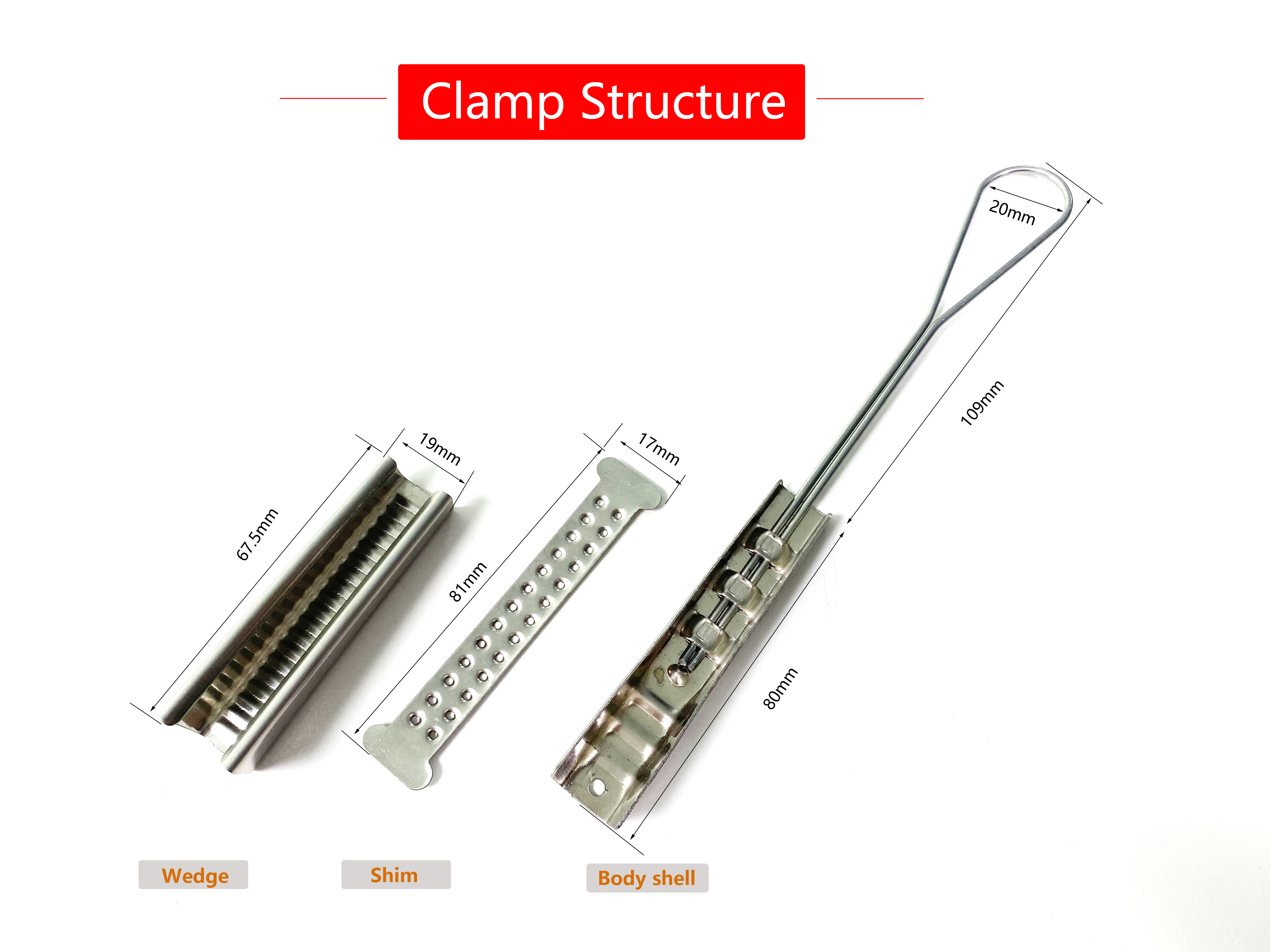Fiber clamp Structure