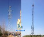 Free standing steel lattice tower