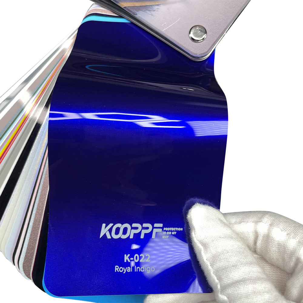 Royal indigo TPU Car Color Film Self Healing PPF Wrap 7.5mil K-022