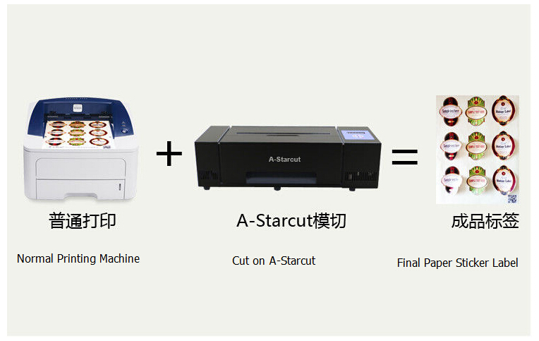 AStarcut Short -run A4 size Digital Label Cutter A-Starjet for Paper Sticker