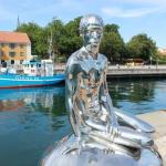 Life Size Figure Modern Large Outdoor Stainless Steel Man Sculpture