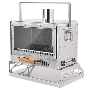 China Stainless Steel Portable Foldable Heating Camp Stove for Outdoor Camping Graden Sets wholesale