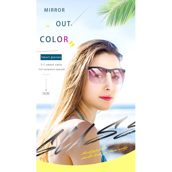 Smart Eyewear Organic Anti intelligent BT Double Bridge Glasses Parts Frames Glasses Optical High Quality Designer Glasses