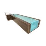 Rectangular Prefabricated Fiberglass Inground Swimming Pools for Commercial