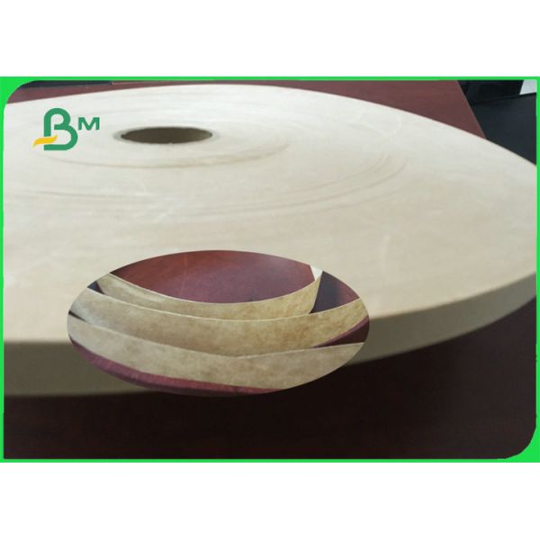 Food Safe Brown Kraft Paper Rolls For Straws Printable Ecofriendly 60gsm 120gsm