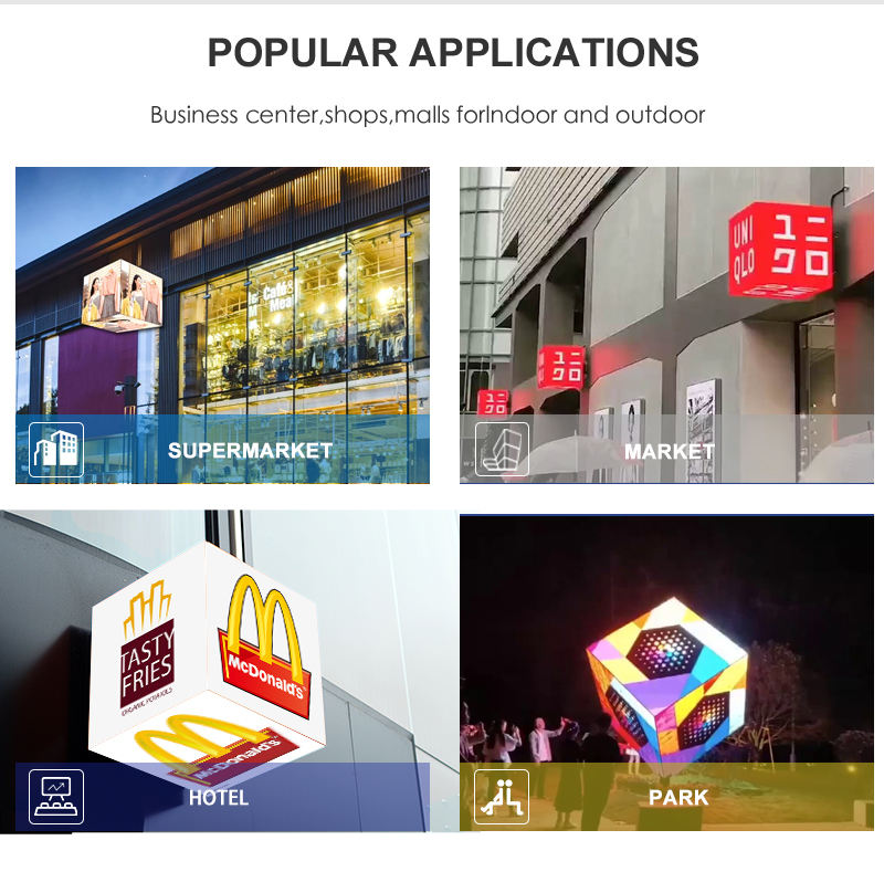 3D Magic P2.5 P3 P4 Plug And Play 3d Led Cube 4x4 Wifi 4G App Control
