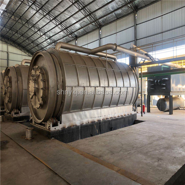 Eco-Friendly Waste Processing 2021 Direct Heating Pyrolysis Plant for Waste Tires