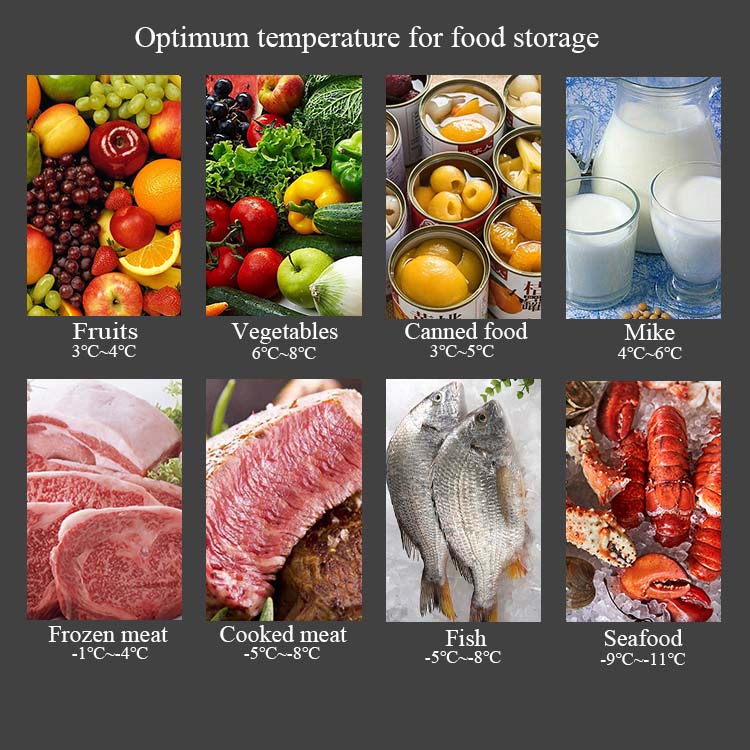 797L Upright Refrigerator Freezer Commercial Frost Free Smart Low Temperature For Restaurant