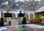 12M Length Luxury Wedding Tents Waterproof Clear PVC Roof Frame Outdoor Party