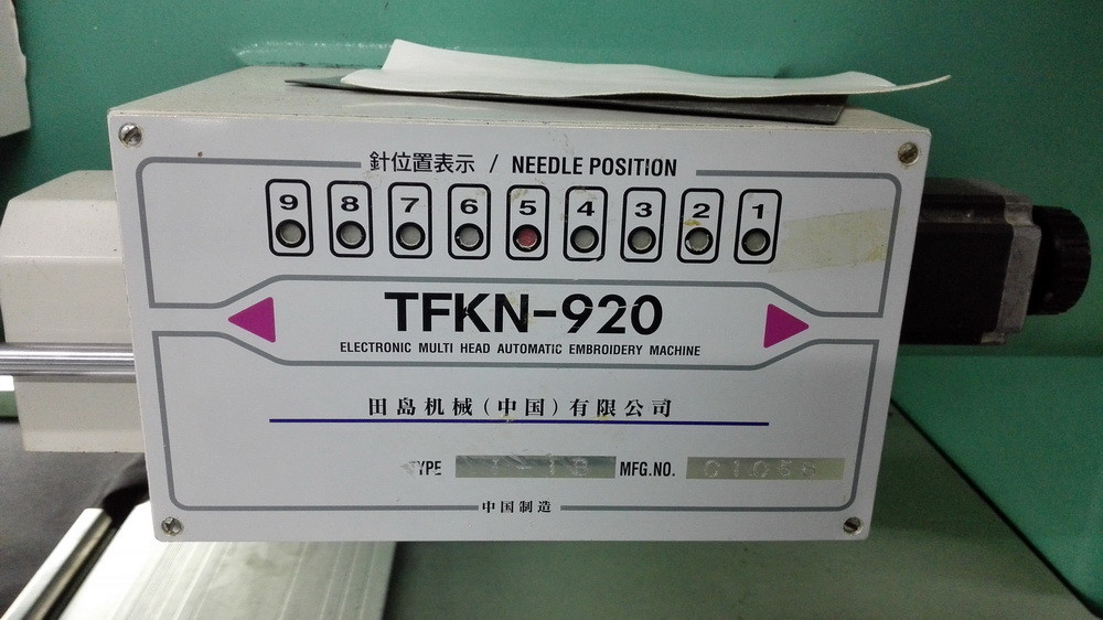 High Speed Used Tajima Embroidery Machine 20 Head For Cap / T Shirt