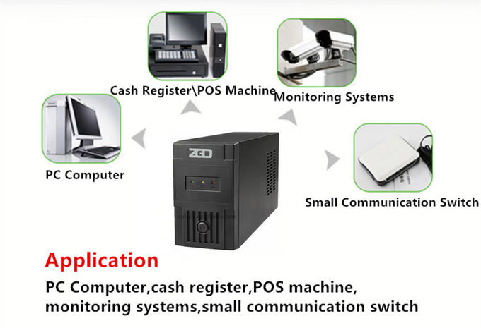 720W Mini Ups Power Supply 1250VA UPS Device For Computer / Router