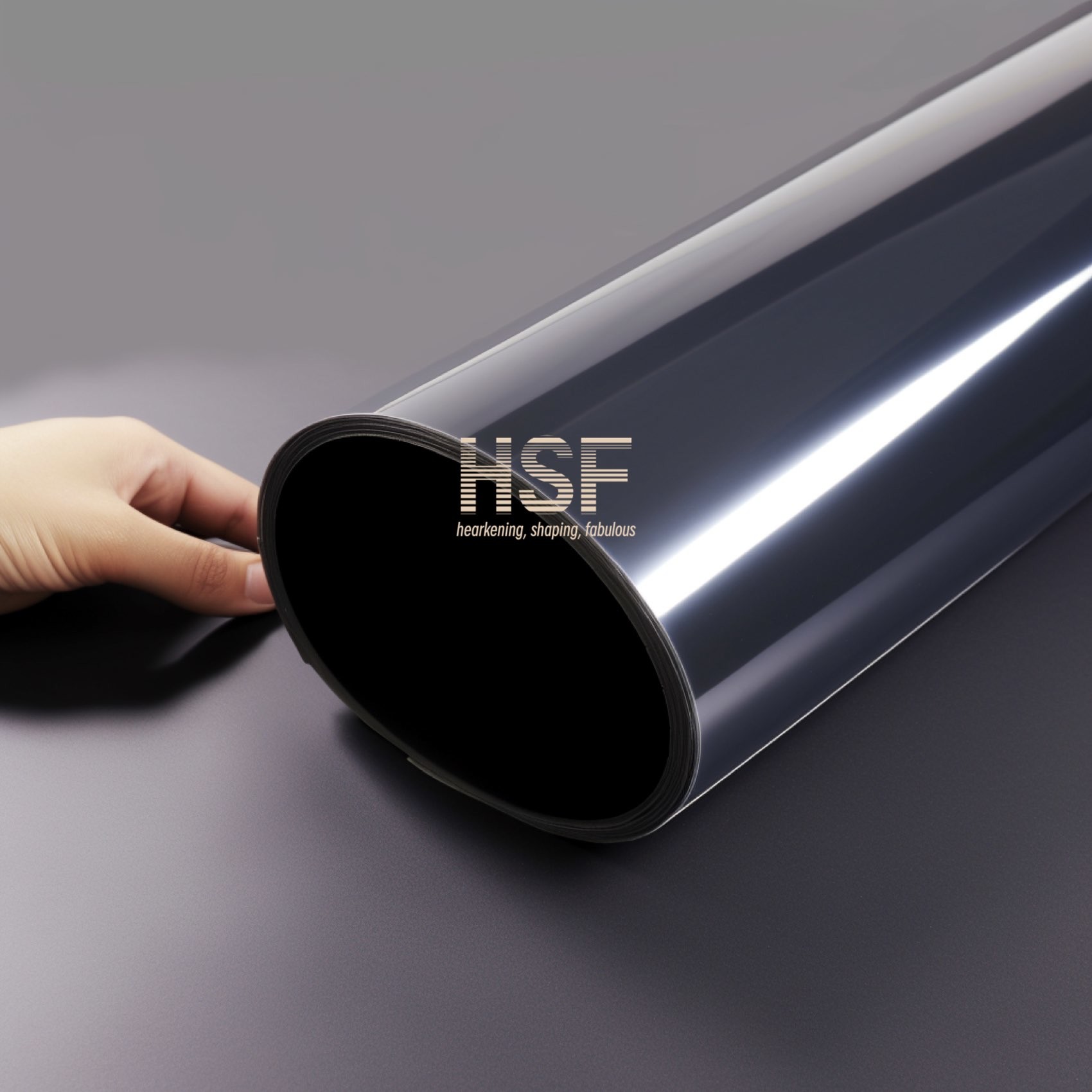 50um Black Anti Static Film Silicone Coated PET Film 1360mm