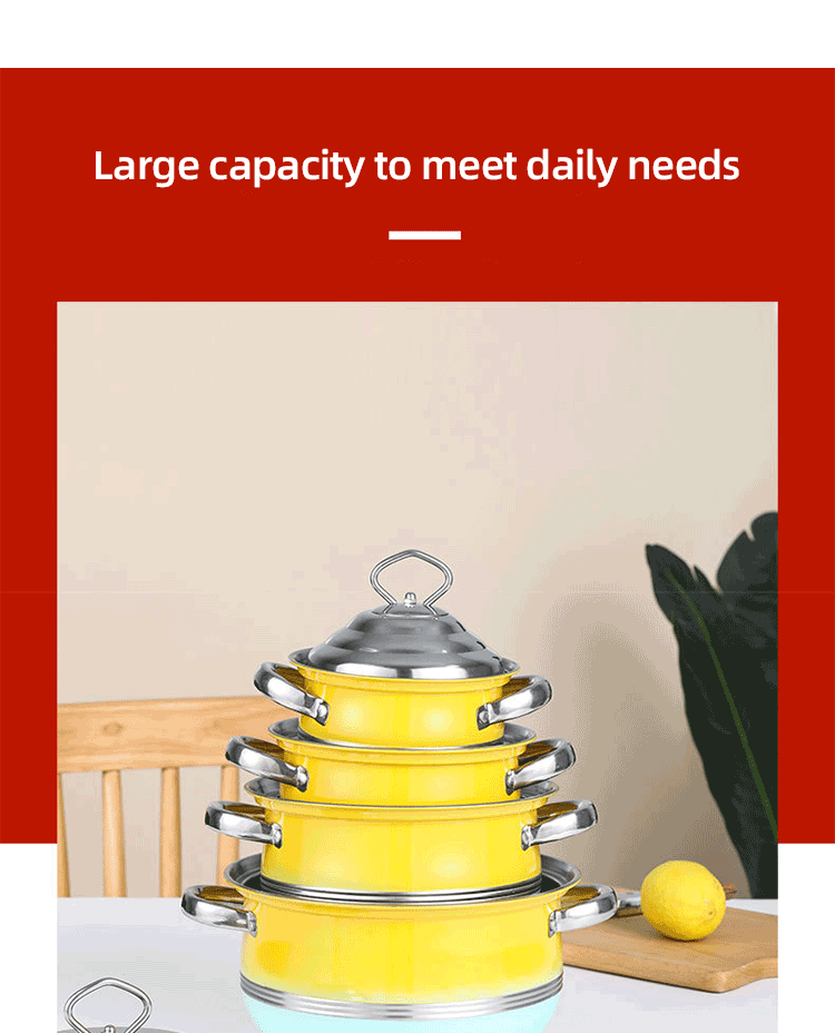 Multifunction Stackable Flat Bottom Kitchen Cooking Pot Set Stainless Steel Cookware Set With Lid