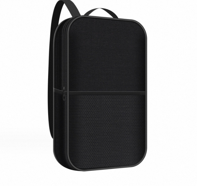 Black Pickleball Paddle Bag Waterproof Oxford Cloth Bag For Outdoor Activities