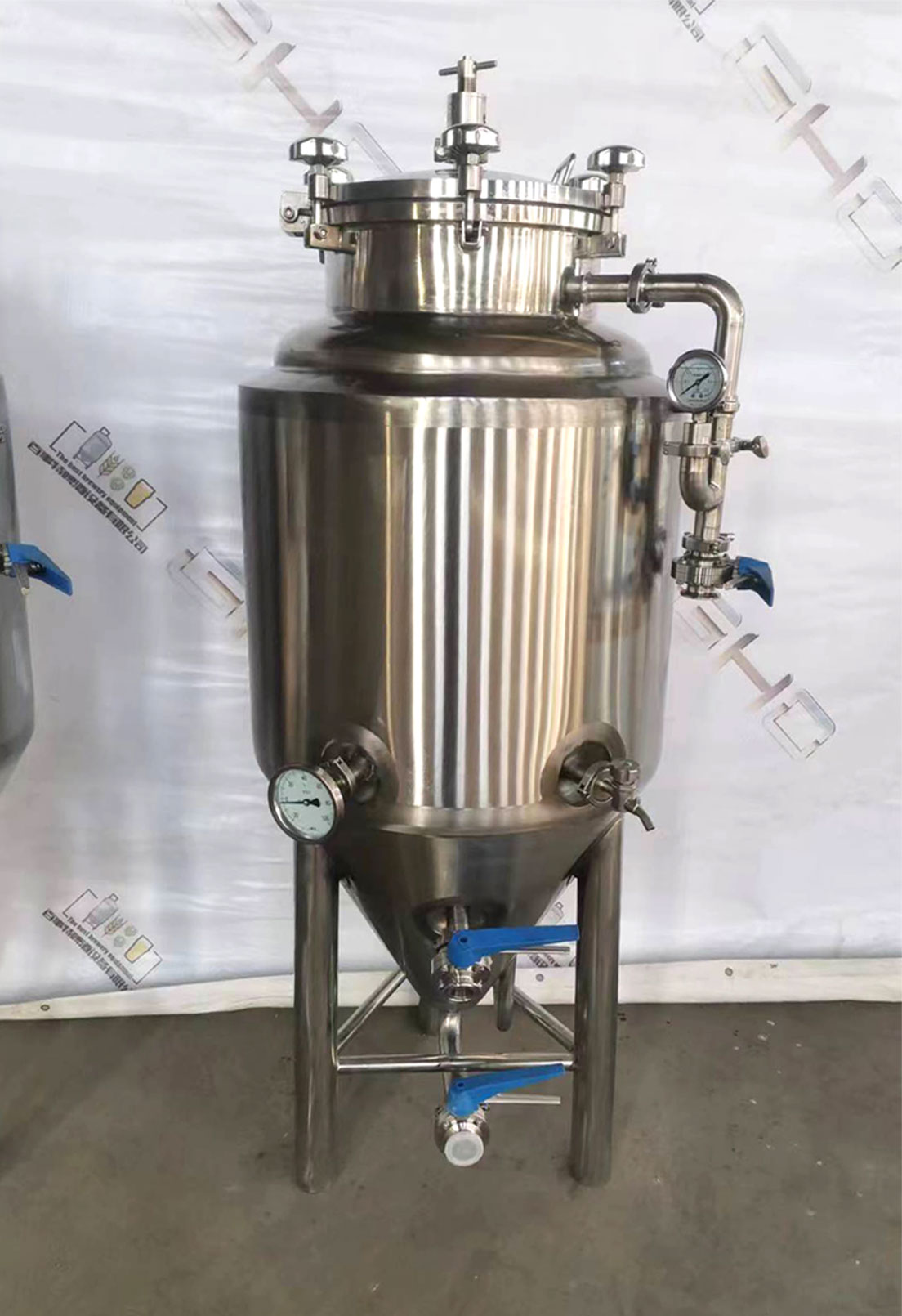 30L SUS 304 Automatic Conical Fermenter Chiller Included for Home Brewing Wine by GHO