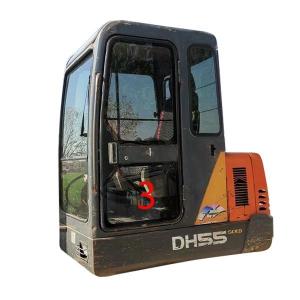 China Construction Machine Excavator Cab Glass 5mm Thick 450mm Wide wholesale