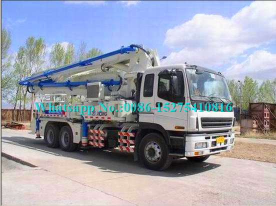 Smart 37m 38m Placing Depth Cement Pumping Equipment SY5295T With Output Of 170m³/H