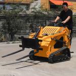 Hydraulic Transmission Mini Wheel Loader For Garden Trucking