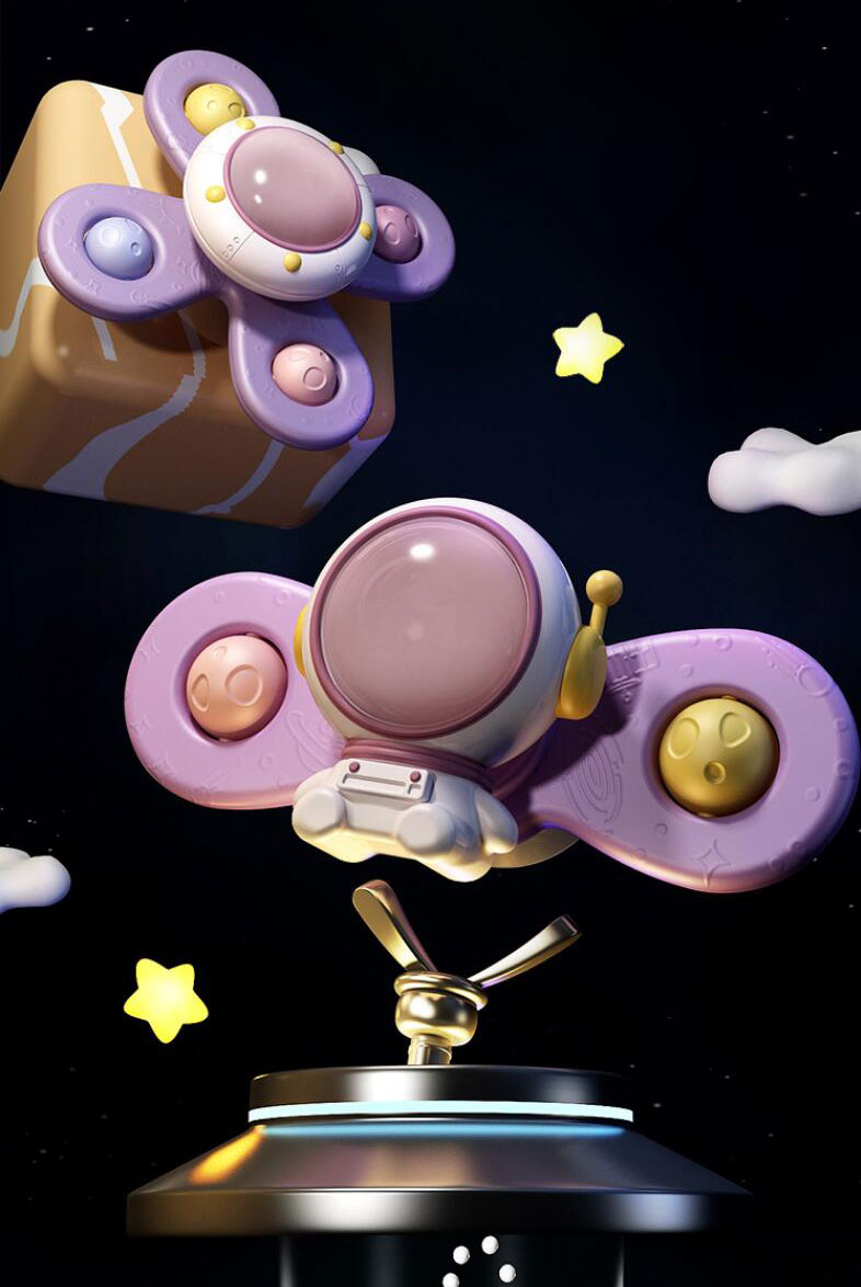 Keep Your Little One Entertained with Suction Cup Gyroscopes and Space Astronauts
