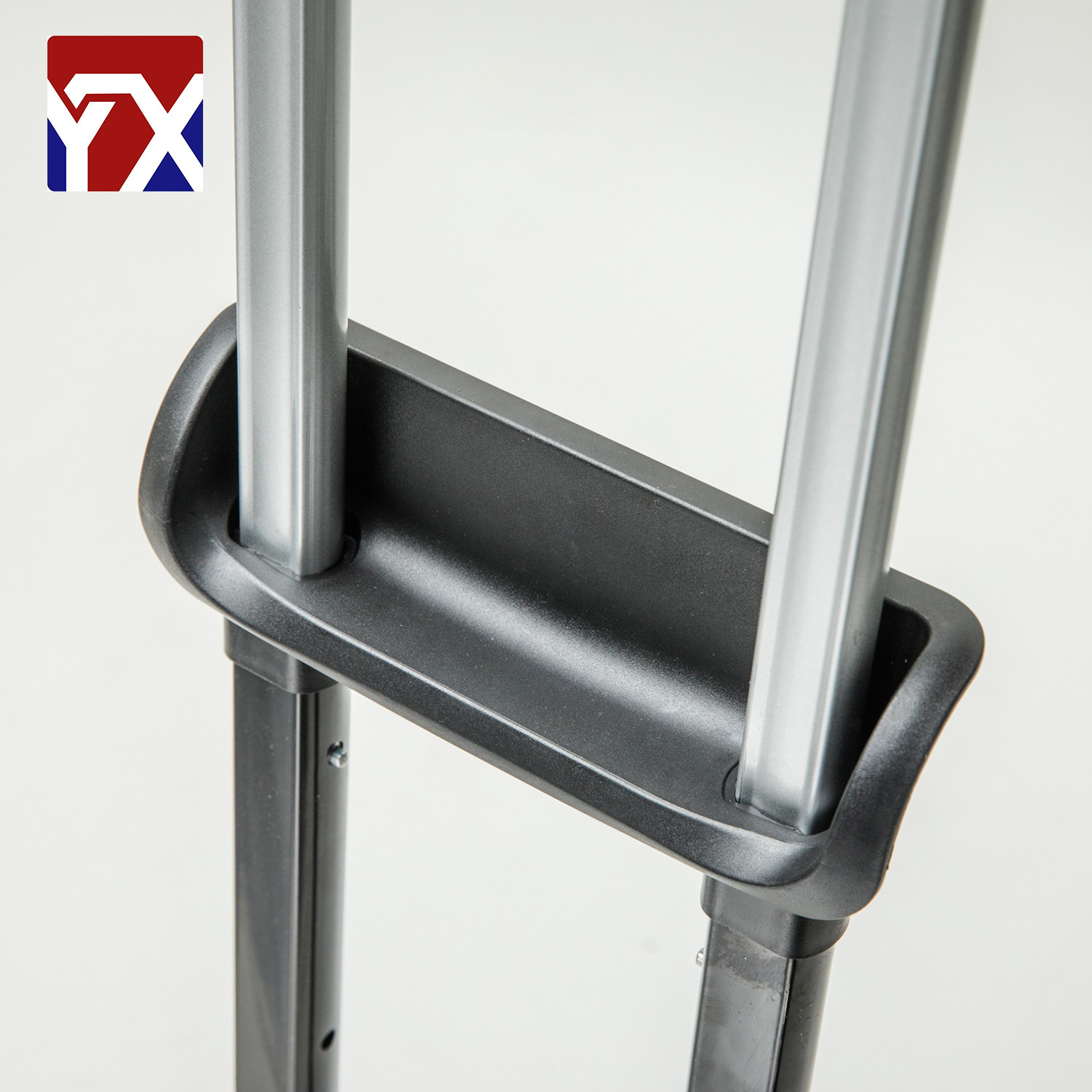 Factory Wholesale adjustable smooth aluminum telescopic luggage trolley set
