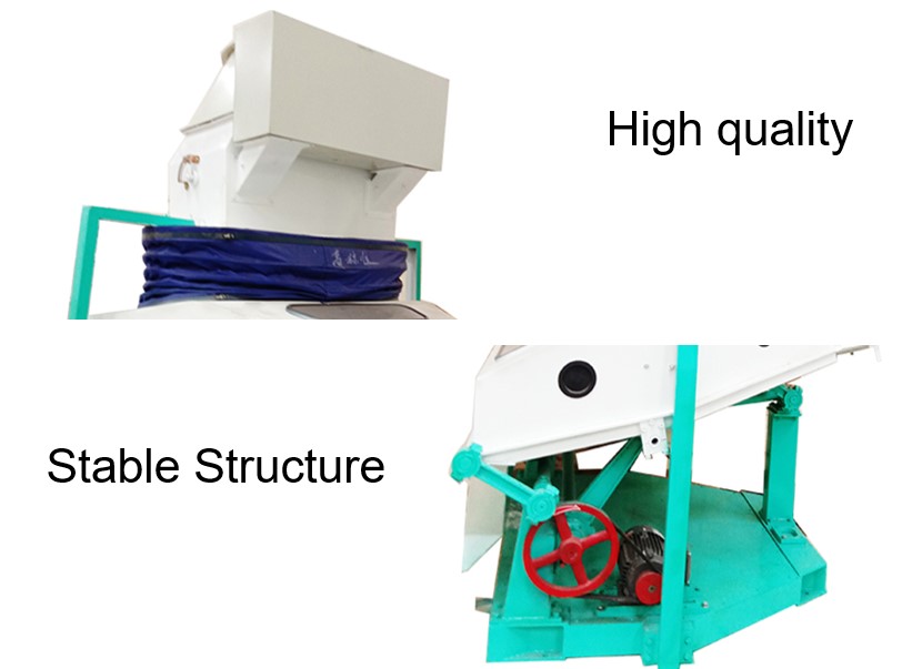 TQSX125 Fonio Destoner Automatic Gravity Corn Cleaner Machine for Rice Sesame Seed Cleaning