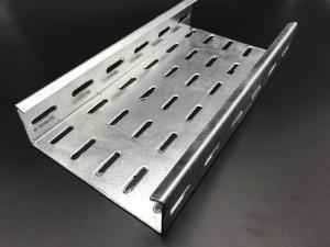 China Custom Metal Steel 2400x400x1.2mm Perforated Cable Trays wholesale