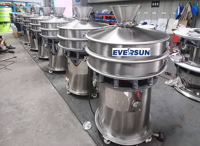 Automatic Stainless Steel Flared Vibrating Sieve Machine Powder Liquid Sifter