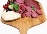 Easy Cleaning Bamboo Pizza Board Wooden Serving Tray FDA SGS Certificate