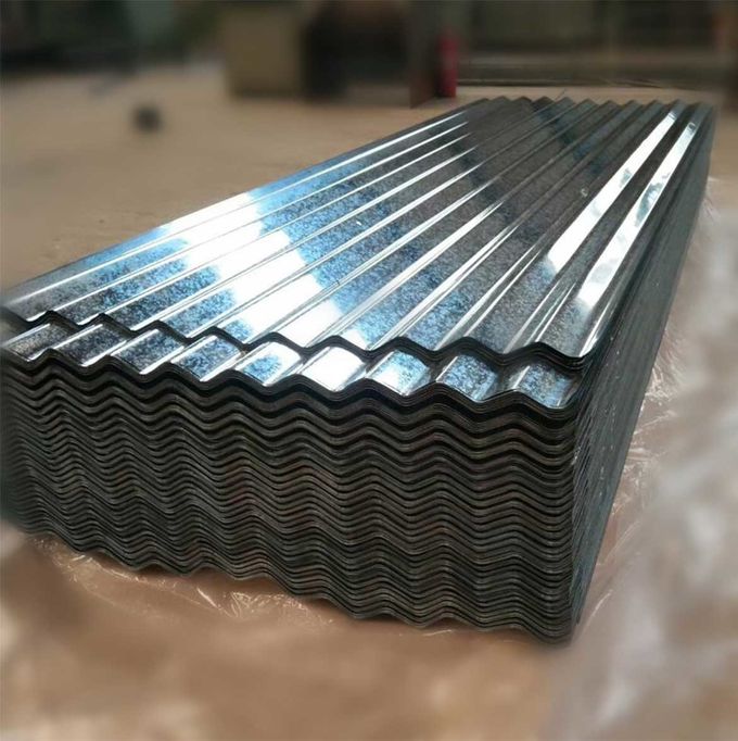 wave shaped GI plates Dx51D+Z Galvanized Steel Roofing Sheets