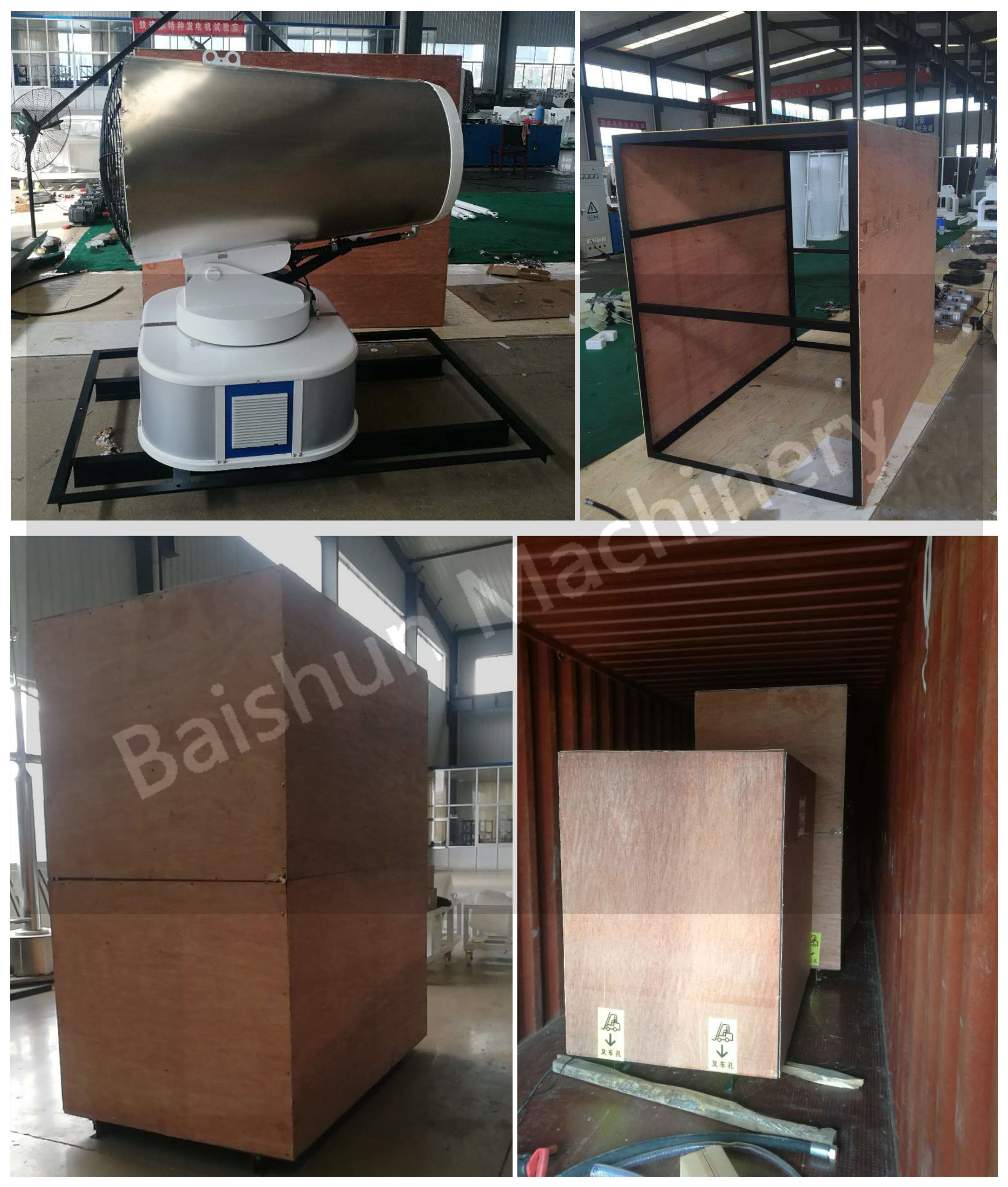 Environmental Protection Water Mist Cannon With Touch Screen Electric Pump