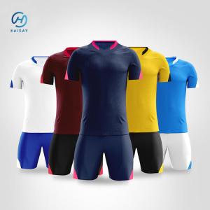 China XL Performance Football Jersey Lightweight Breathable Ergonomic Fit Quick Dry Fabric wholesale