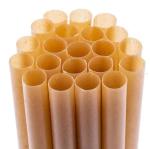 Customized Smoothie Bagasse Drinking Straws Sugarcane Fiber Environmentally