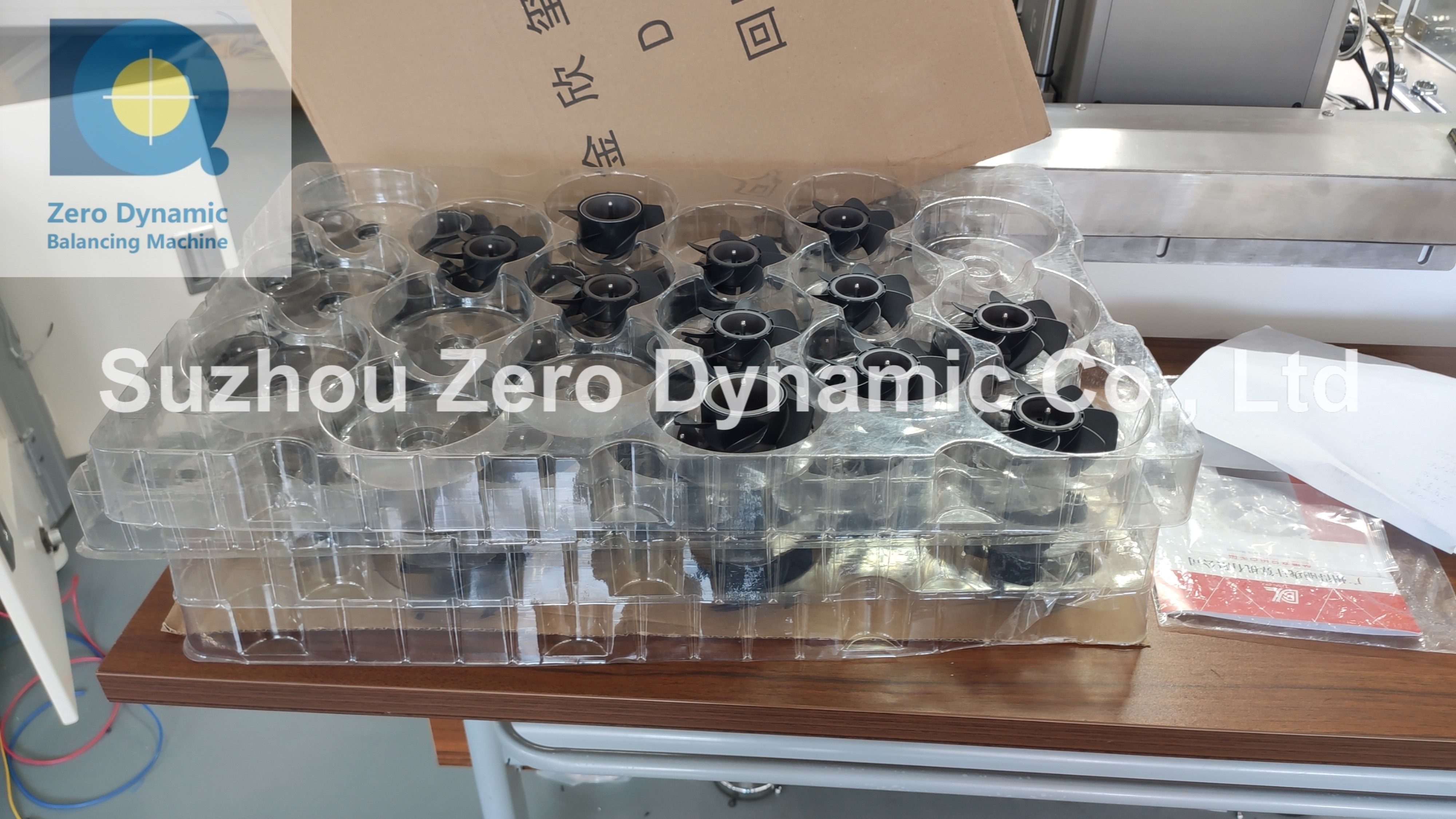 Two Station Cooling Fan Blade Automatic Balancing Machine Vertical Double Plane Milling Correction Balancer