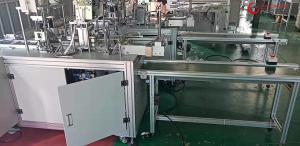 China PLC Control Disposable Face Mask Machine , Medical Mask Making Machine Durable wholesale