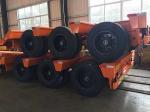 3 Axles Semi Lowbed Trailer 60000kg Semi Truck Flatbed Trailer