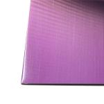 201 304 316 Black Color Titanium Stainless Steel Decorative Hairline Finish