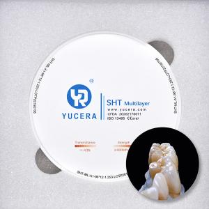 China 1200HV Multilayer Dental Zirconia Blank For Roland Laboratory Equipments wholesale