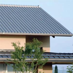 China Durable And Classic Japanese Style Roof Shingle Ceramic Roof Tiles 310*310mm Waterproof Heat-Resisting wholesale
