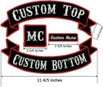 Stitch On 11in Motorcycle Biker Patch For Clothing Vest Iron On