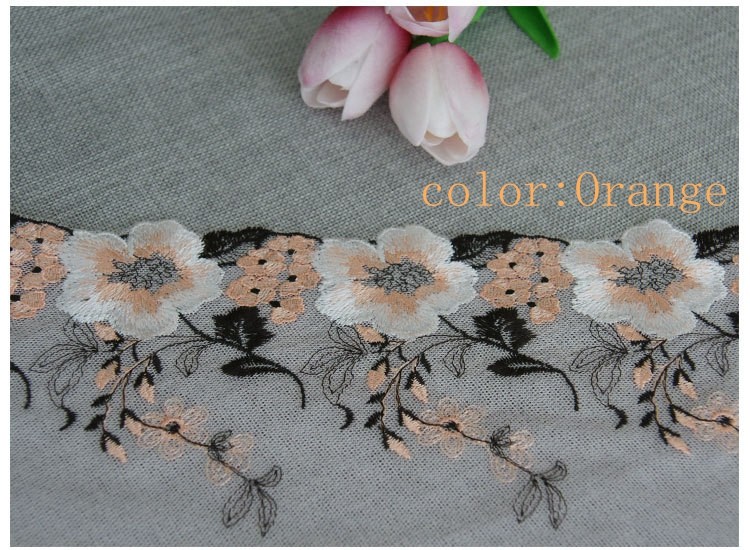 Plum-Blossom Embroidery Edge for Cloth Dolls/Pajamas Lace Border
