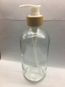 China 480ml 500ml 1000ml Glass Lotion Bottles For Shampoo Bathing Soap wholesale