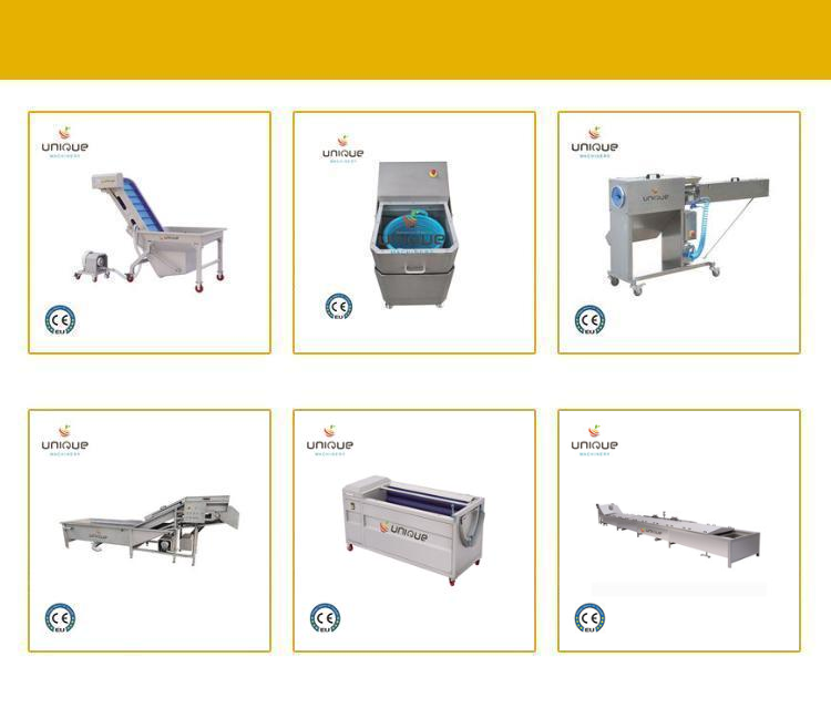 304 Stainless Steel Automatic Sweet Potato Yam Washing Machine Peeling Production Line
