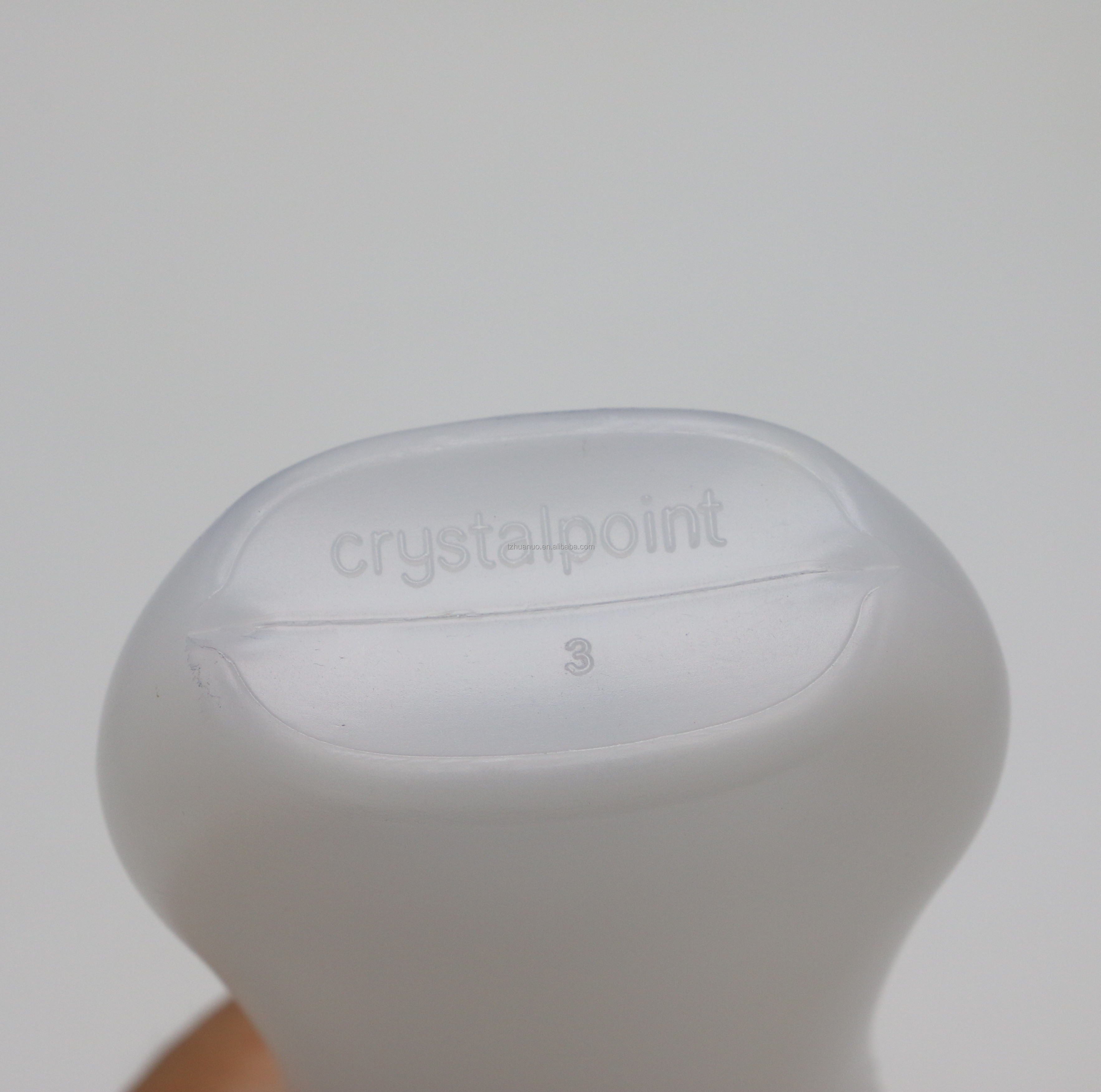 100ml PE Waist Collection Plastic Sprinkler Bottle with Customized Logo and Clamshell