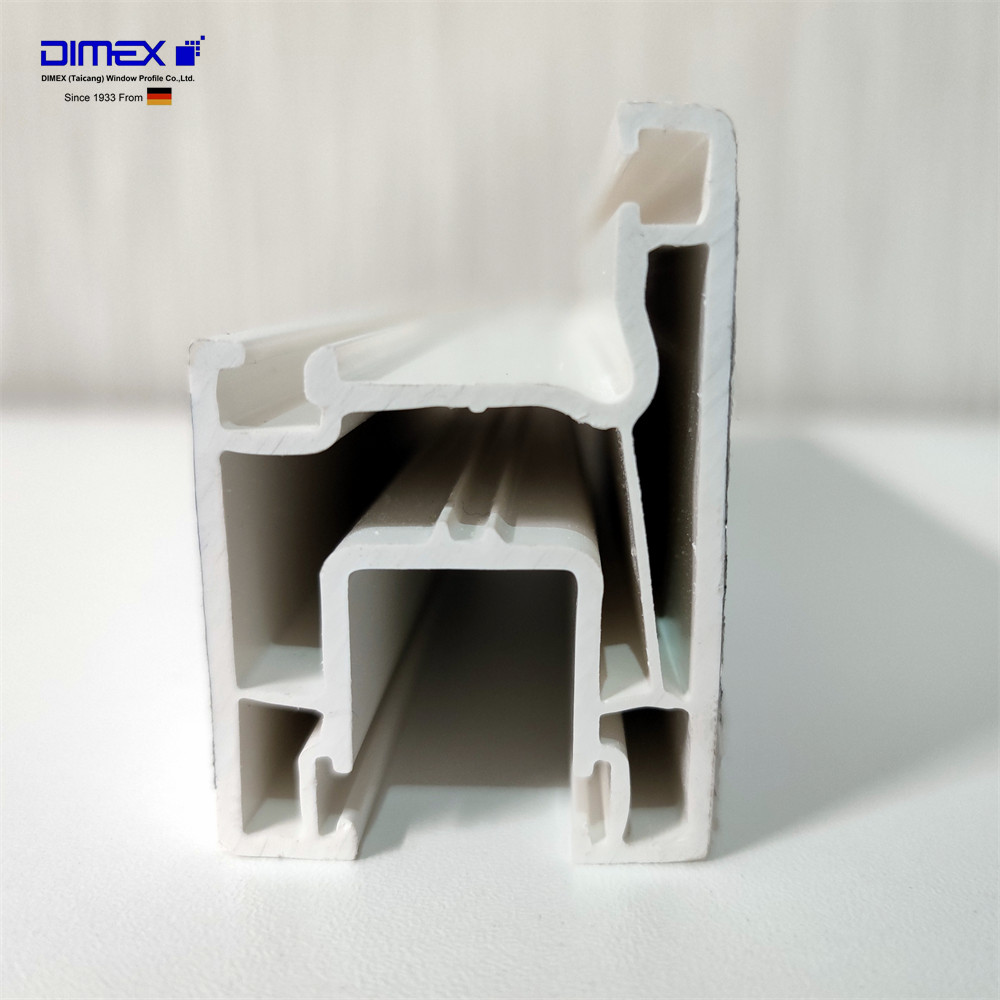 Dimex K60 High UV White UPVC Profiles For Casement Windows