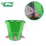 8L Lamb Feeding Buckets Goat Bucket Feeder With Teat Animal Feeding Bucket