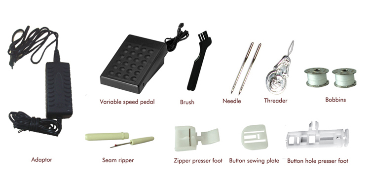 UFR-787 Household Computer Sewing Machine with Lock Stitch Formation and 36W Power