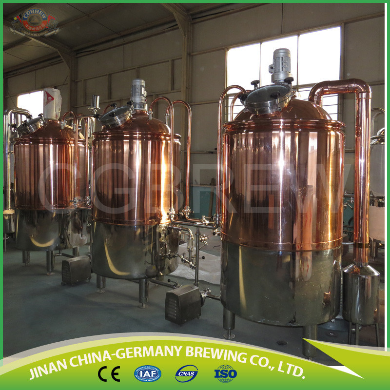 300L craft beer production line with fermenters with pressure vessel certificate